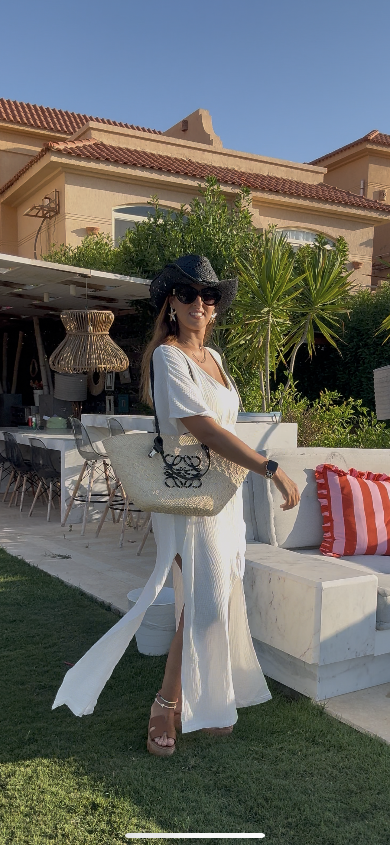 Cotton white dress