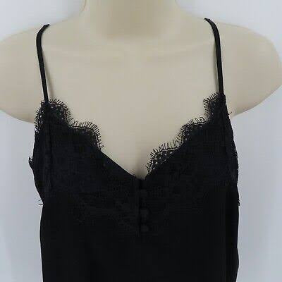 Abercrombie & Fitch Silk Lace Tank Top