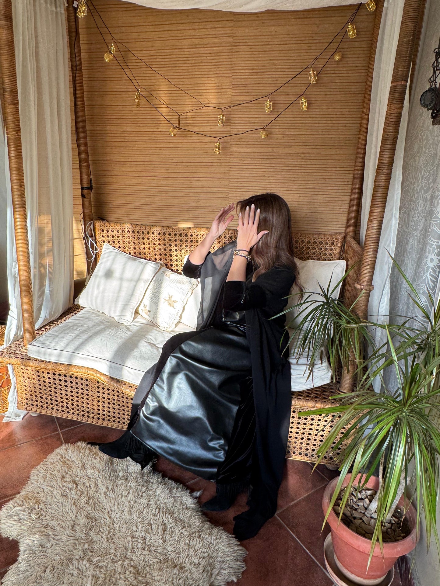 Double side abaya