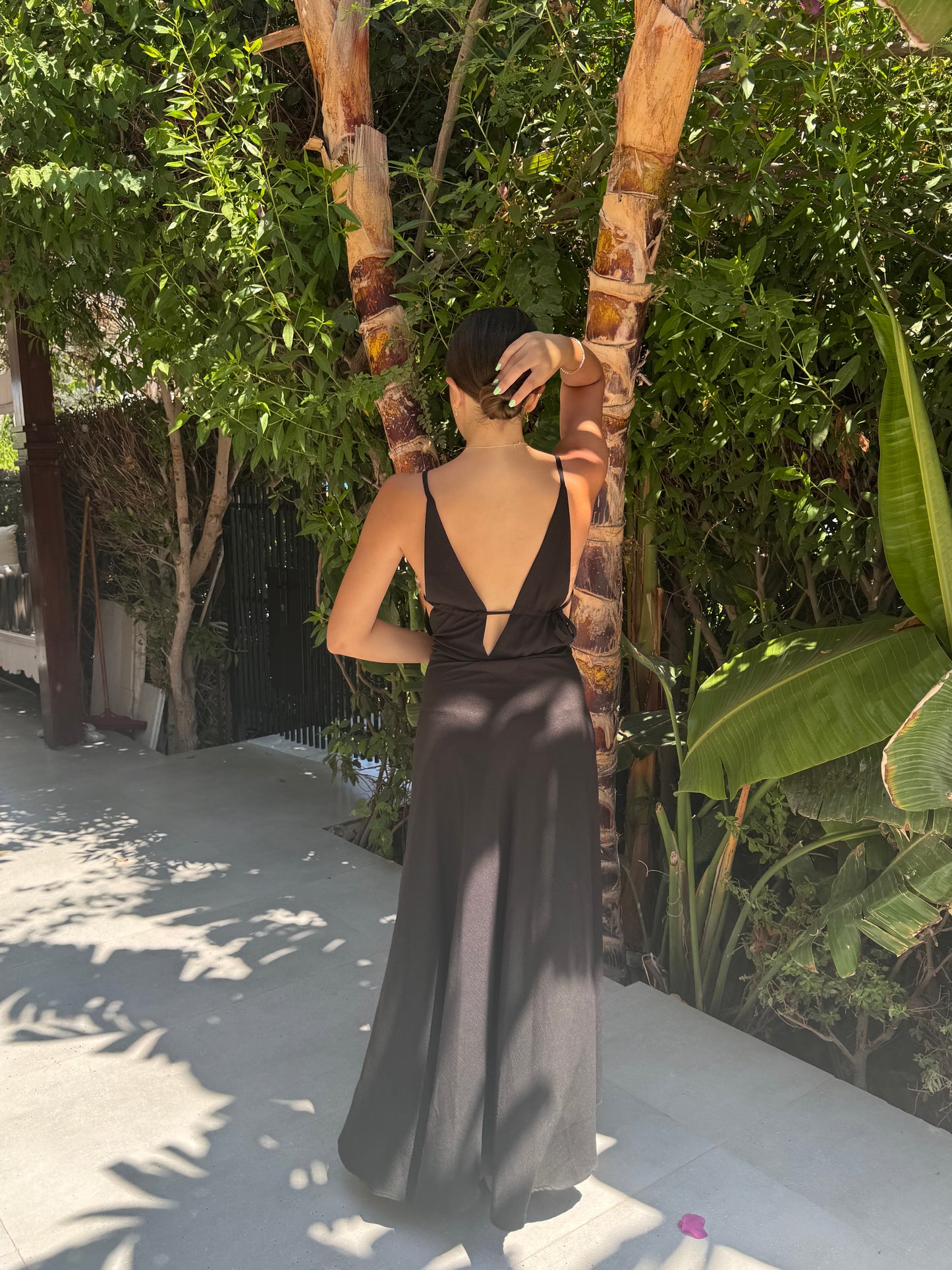 Black cover up dress