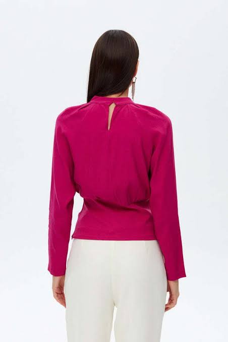 Fushia blouse