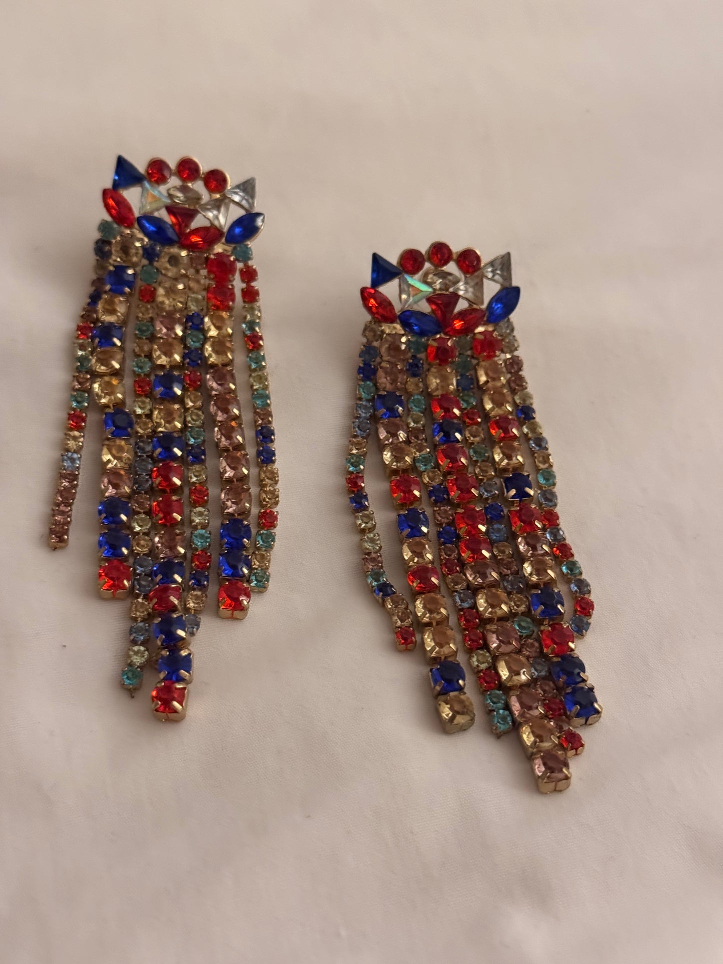 Colors stones earrings