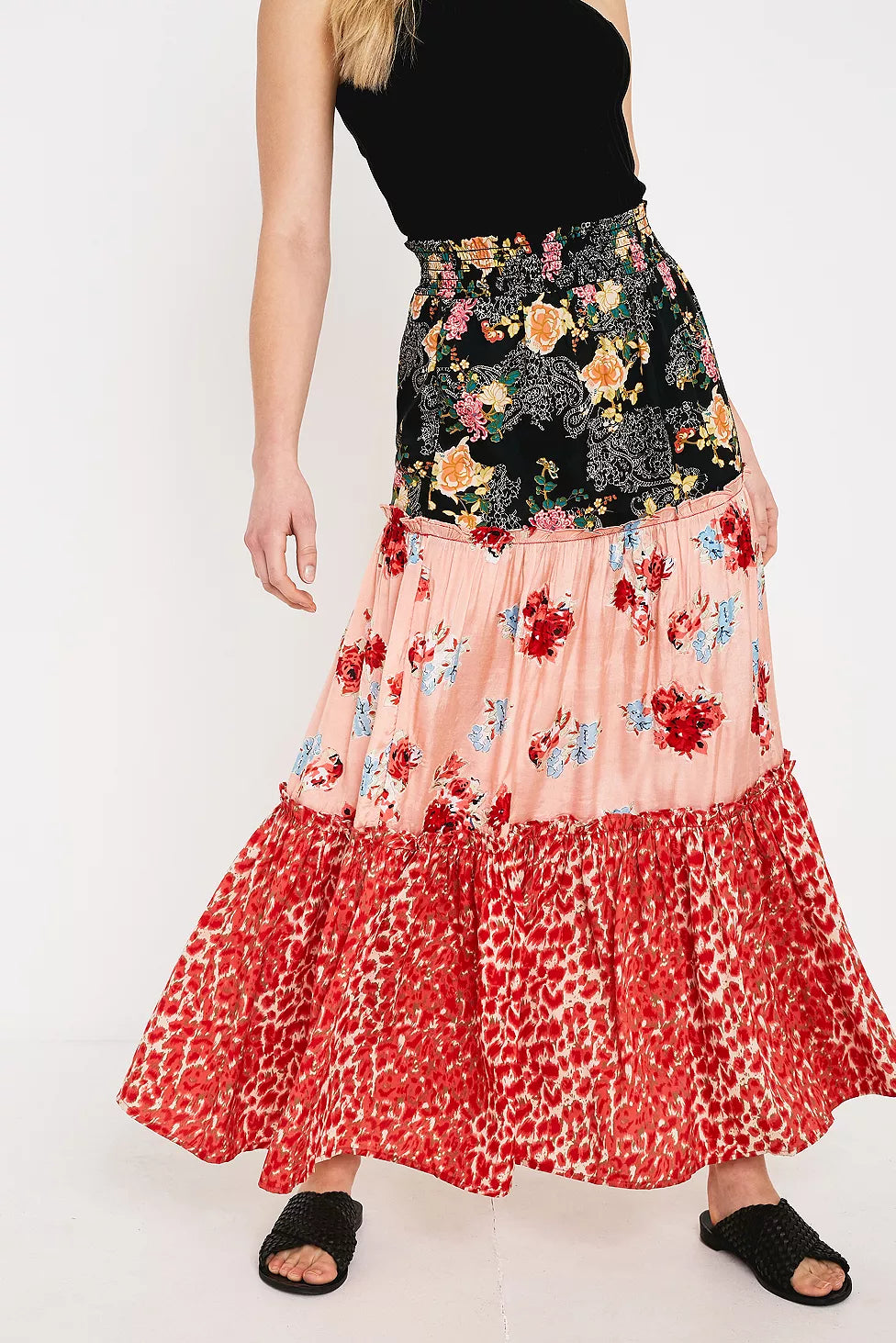 Flower patch skirt