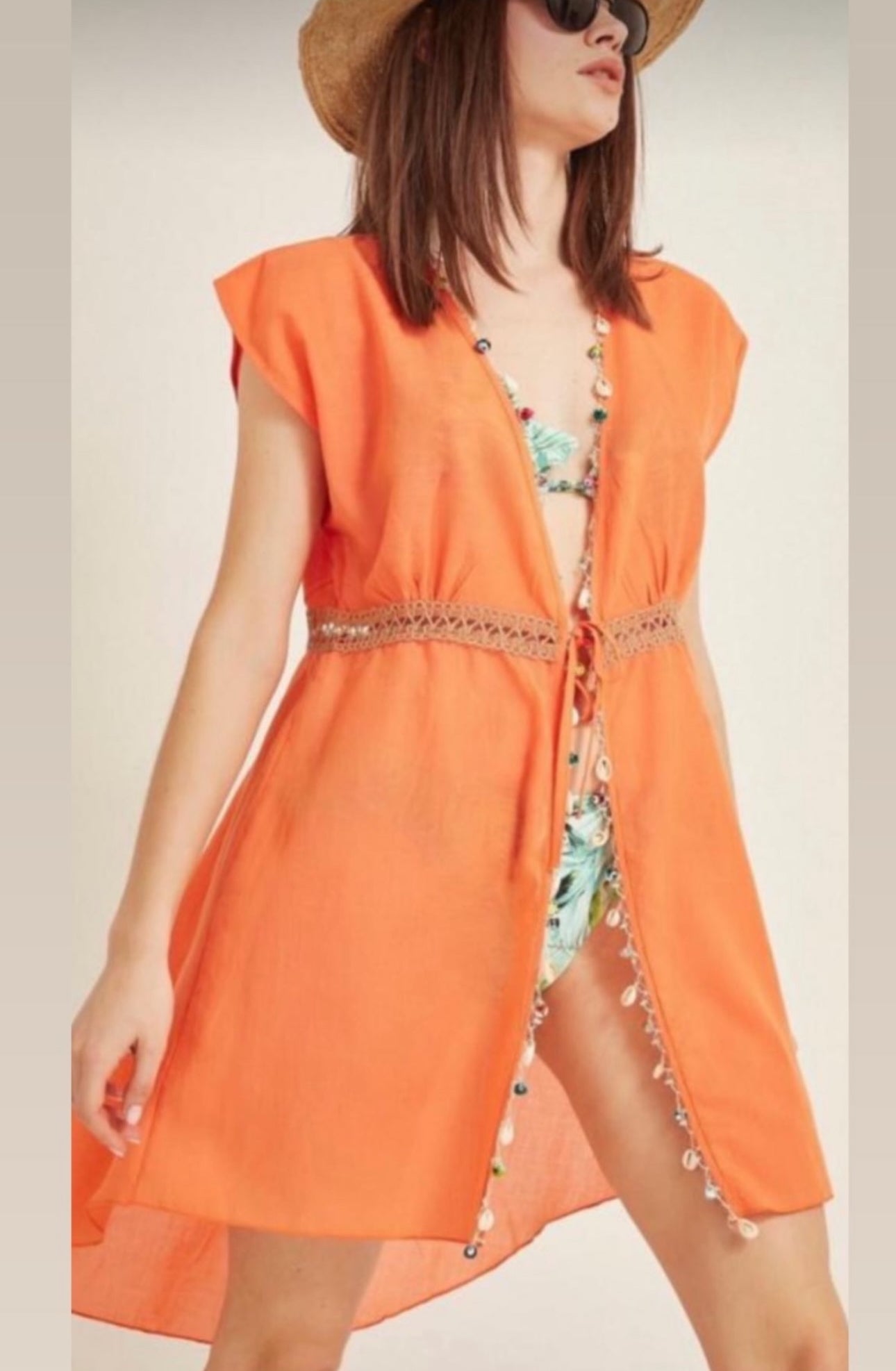 Orange cover up