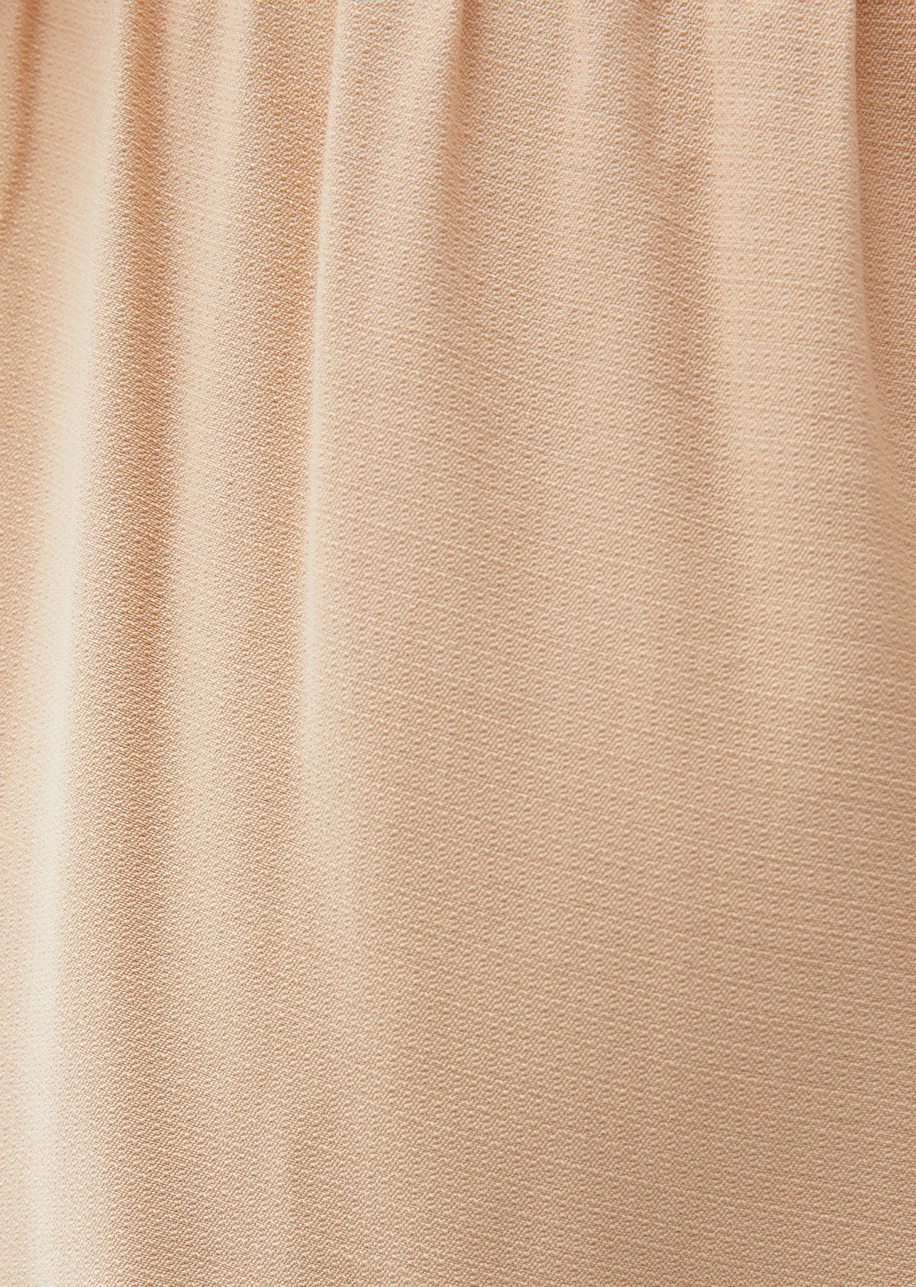 Beige Wide Leg Pants with Slit Detail