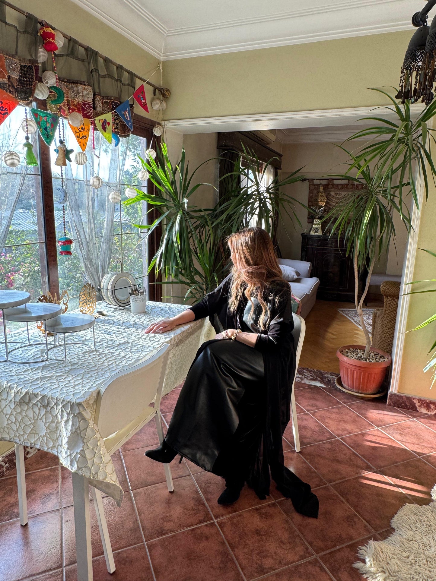 Double side abaya