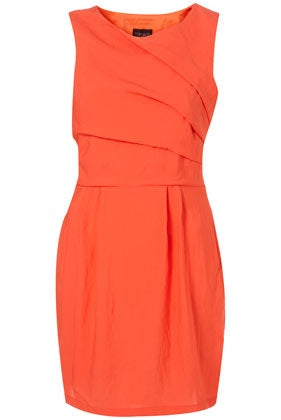 Orange dress topshop