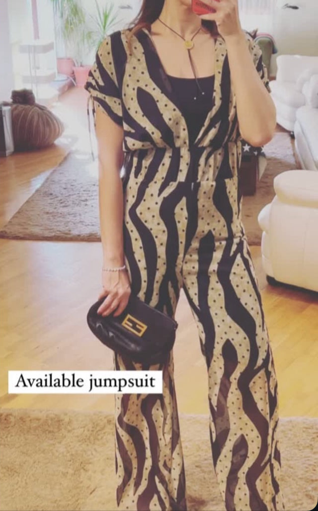Zebra jumpsuit