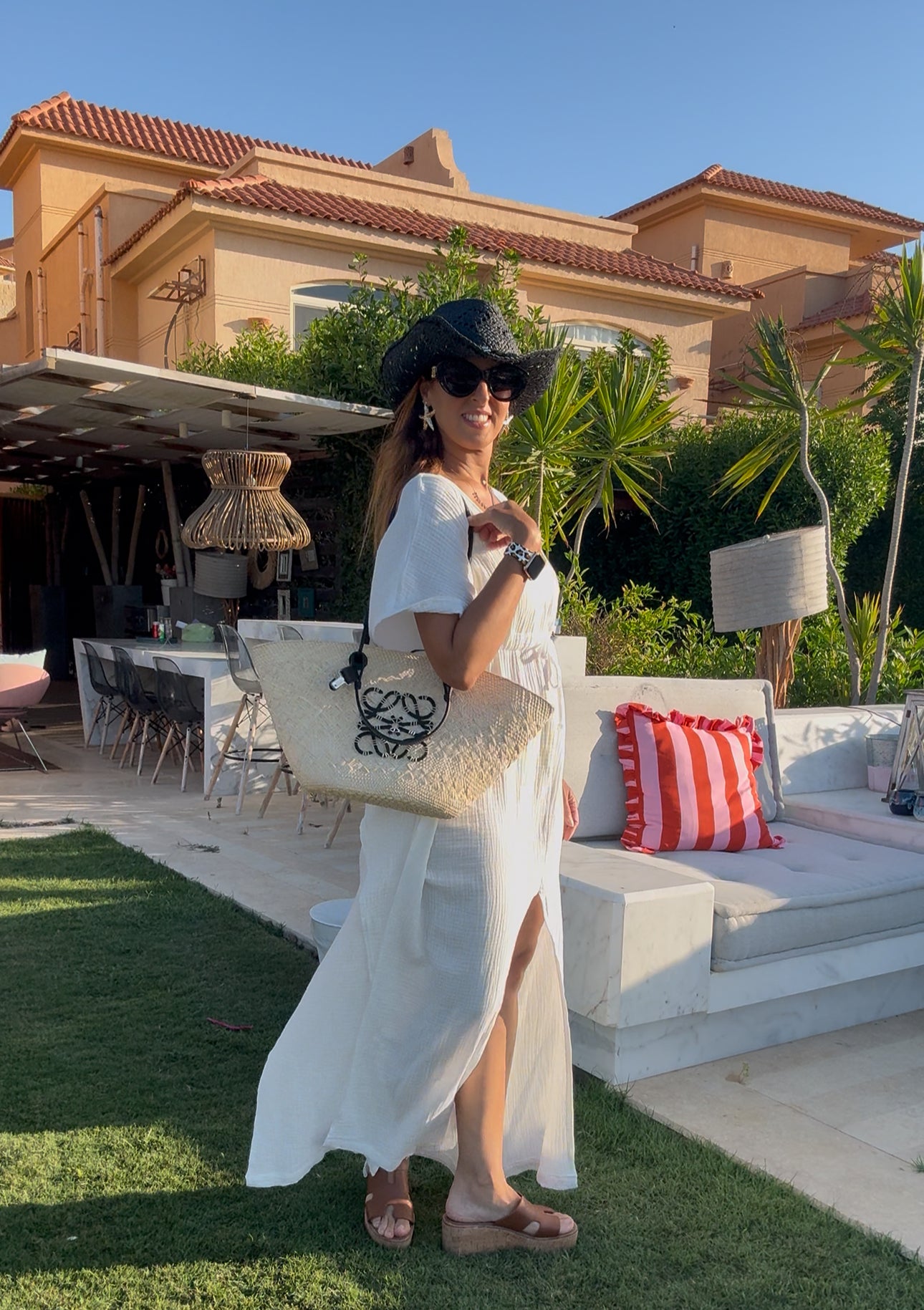 Cotton white dress