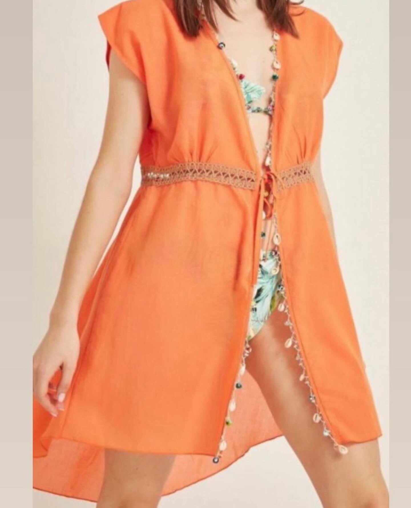 Orange cover up