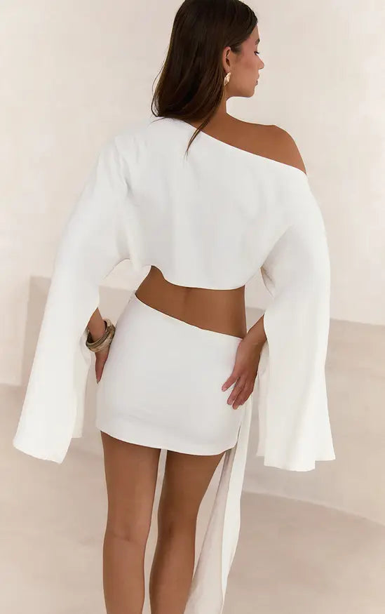 Linen coverup set