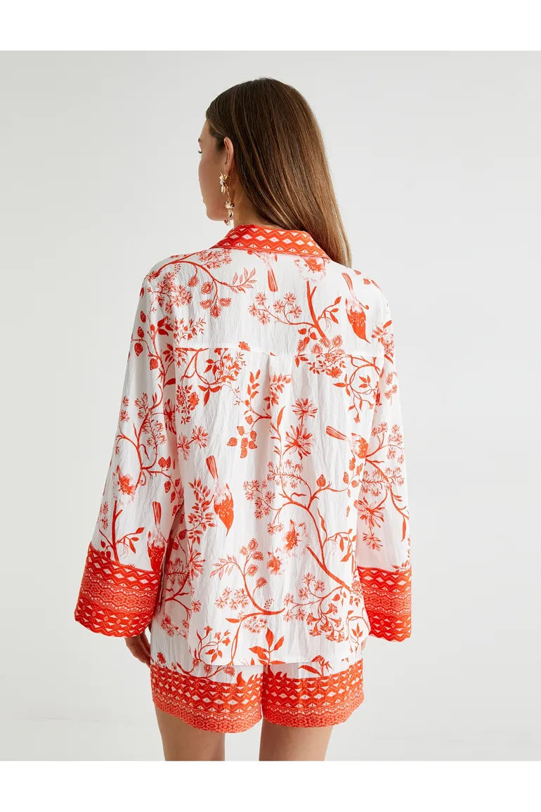 Flowery short set