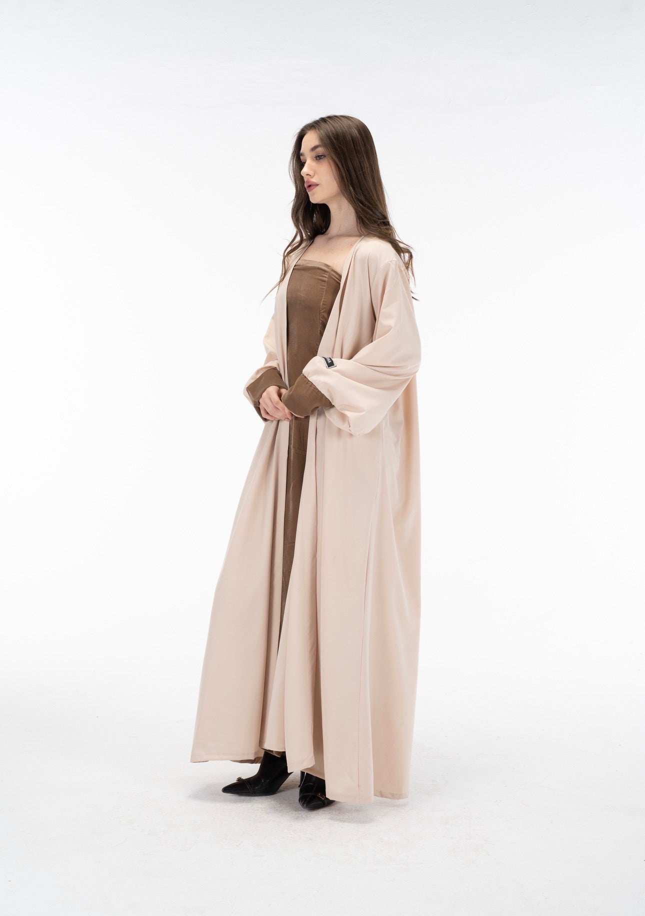 Velvet crepe dress set