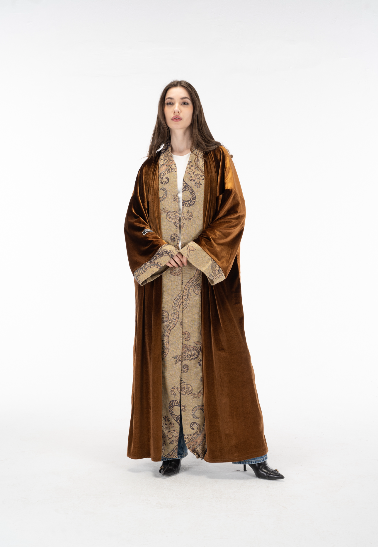 Brown Velvet kuftan