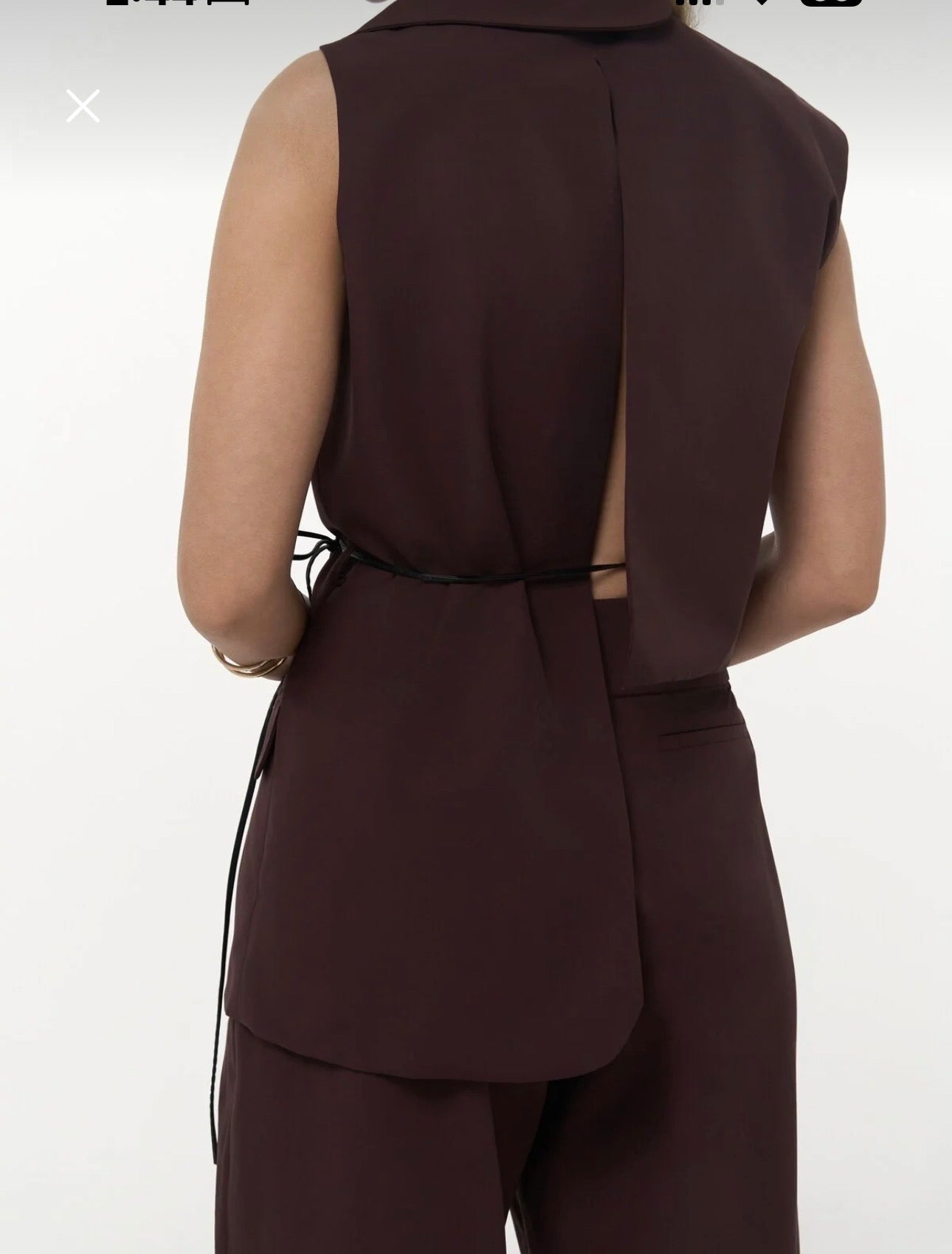 Elegant Mocha Layered Co-Ord Set