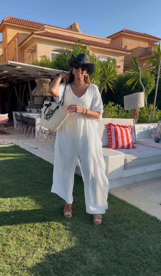 Cotton white dress
