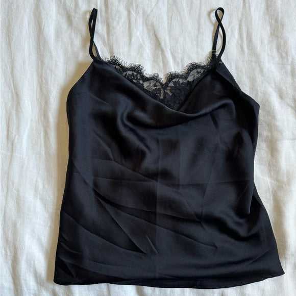 Abercrombie & Fitch Silk Lace Tank Top
