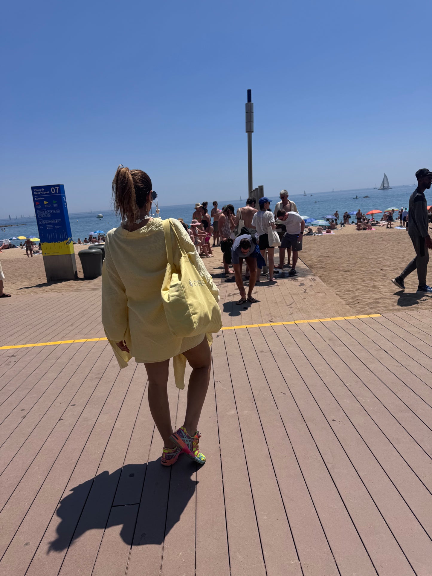 Butter yellow coverup set