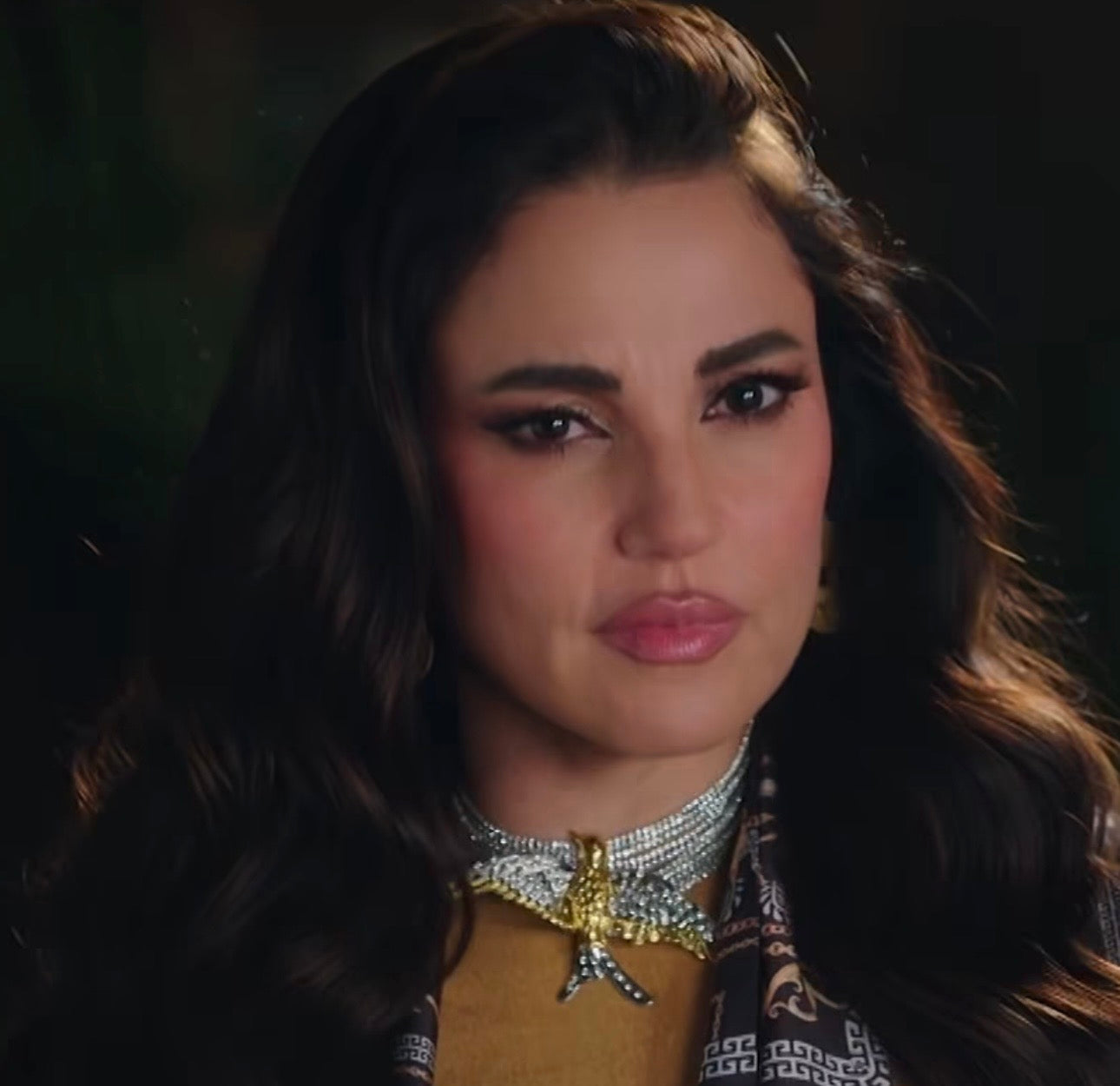 Bird diamond necklace