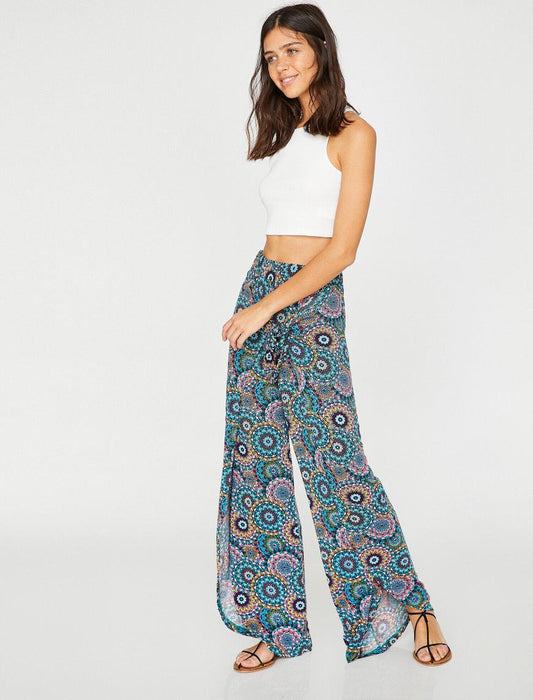 Flower pant open legs