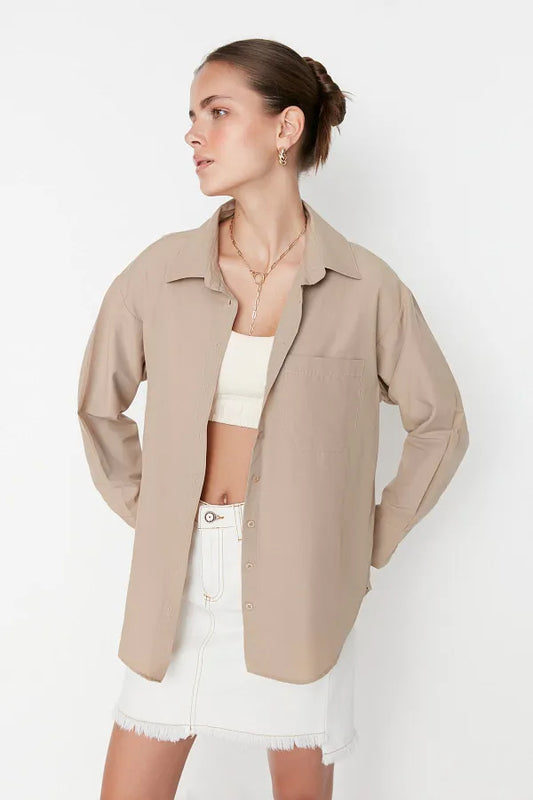 Beige shirt