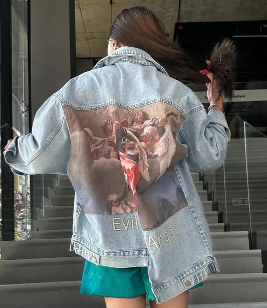 Denim level jacket