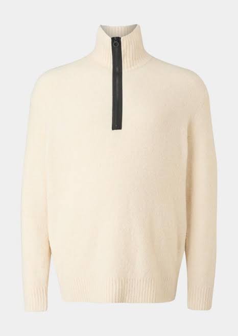 Pullover oversized beige