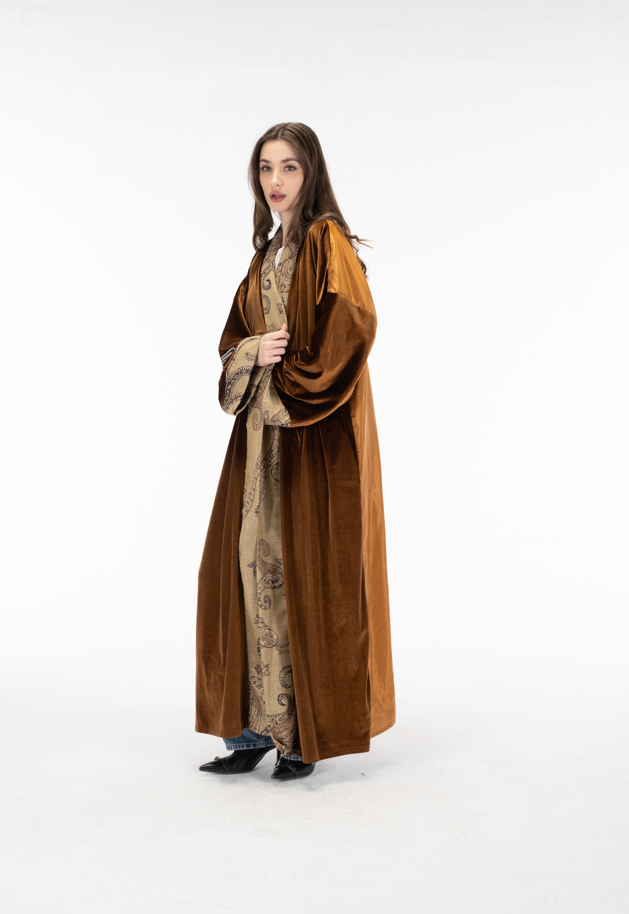 Brown Velvet kuftan