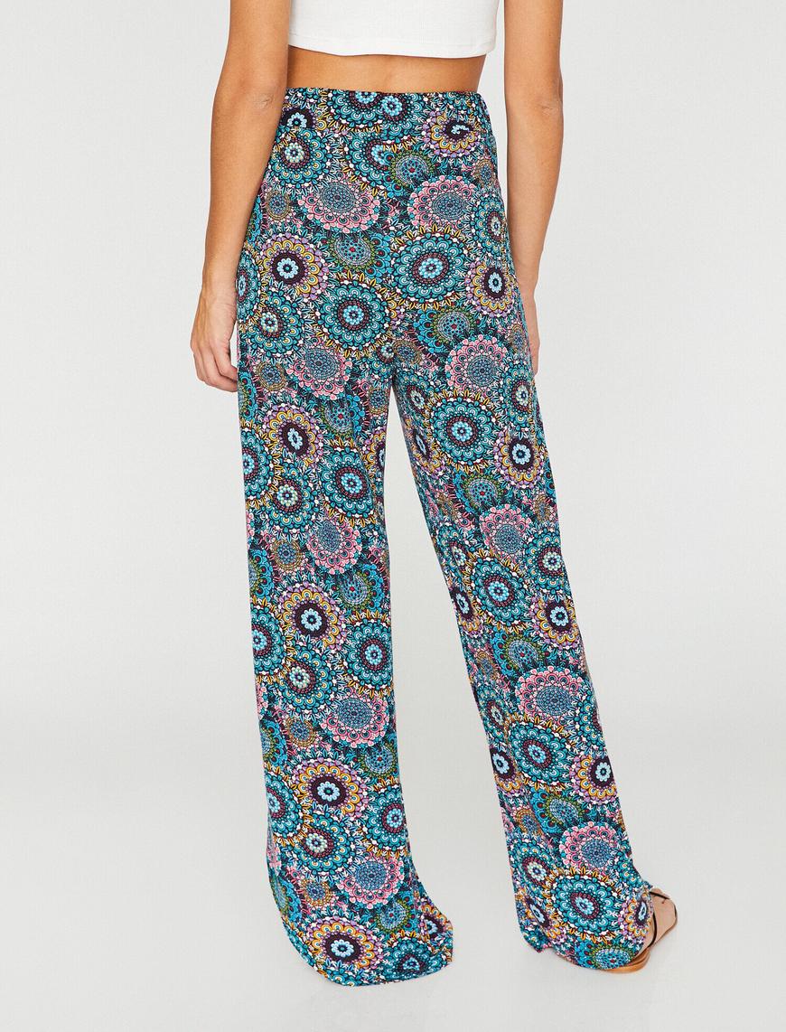 Flower pant open legs