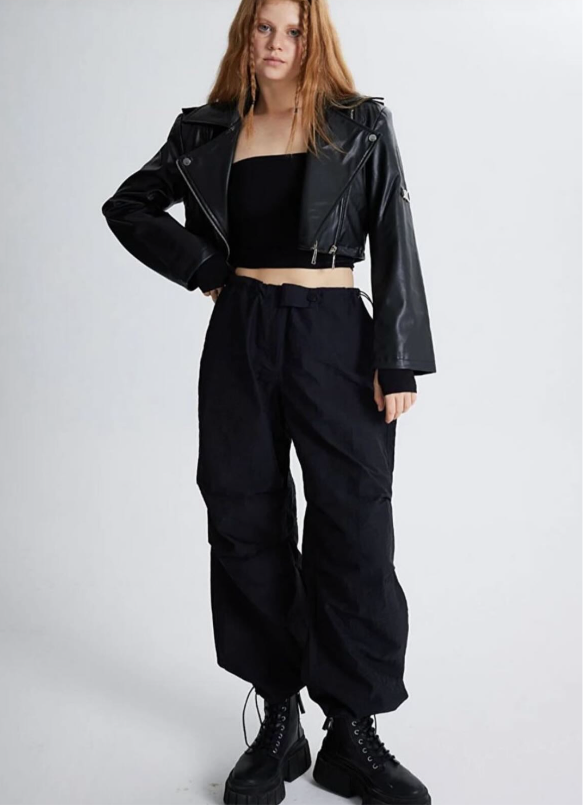 Black balloon pant