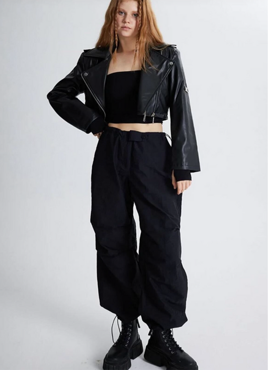Black balloon pant