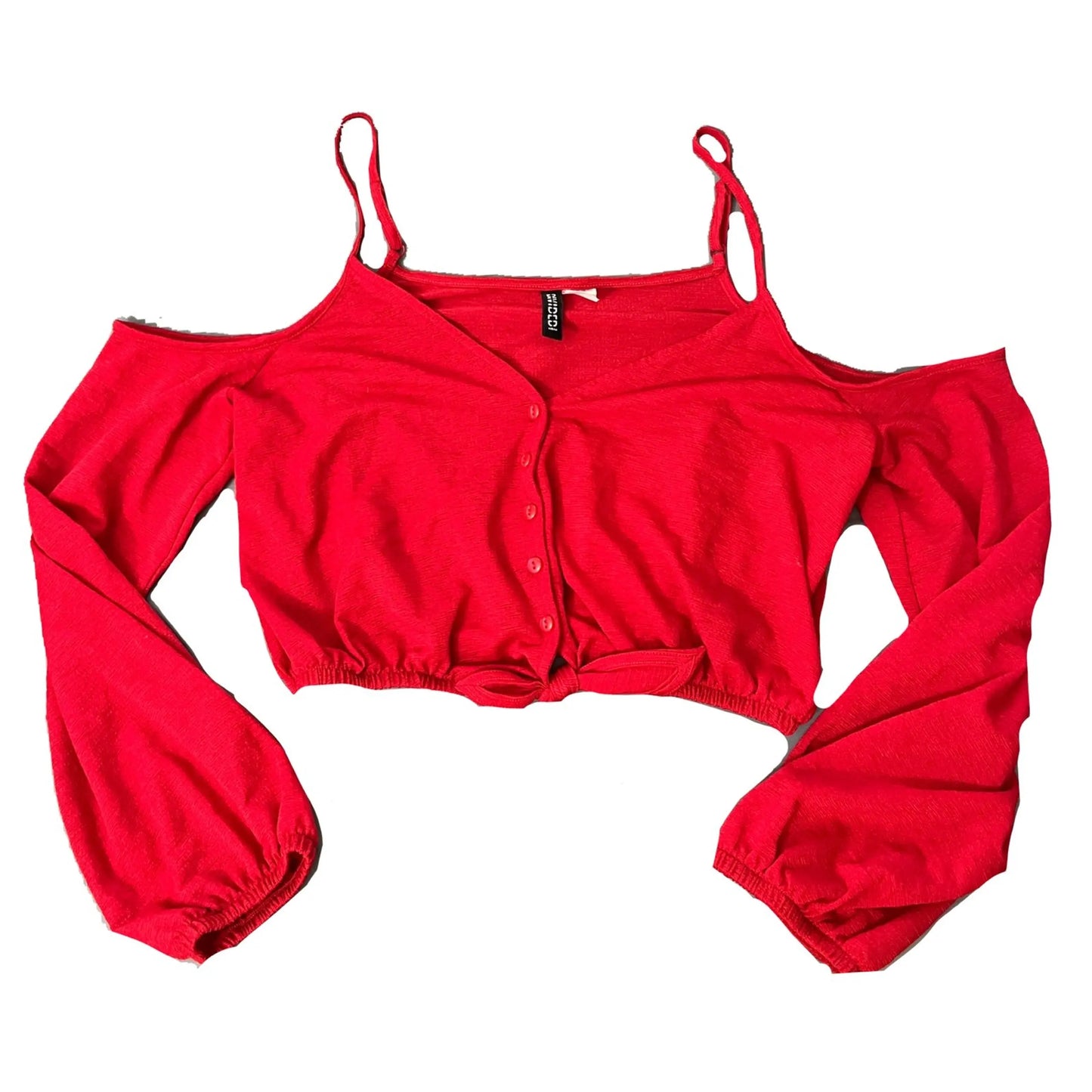 Red crop top