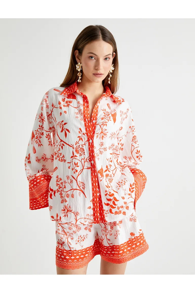 Flowery short set