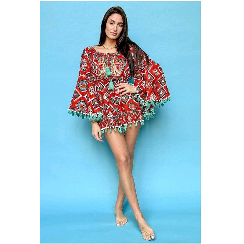 Red short jumper