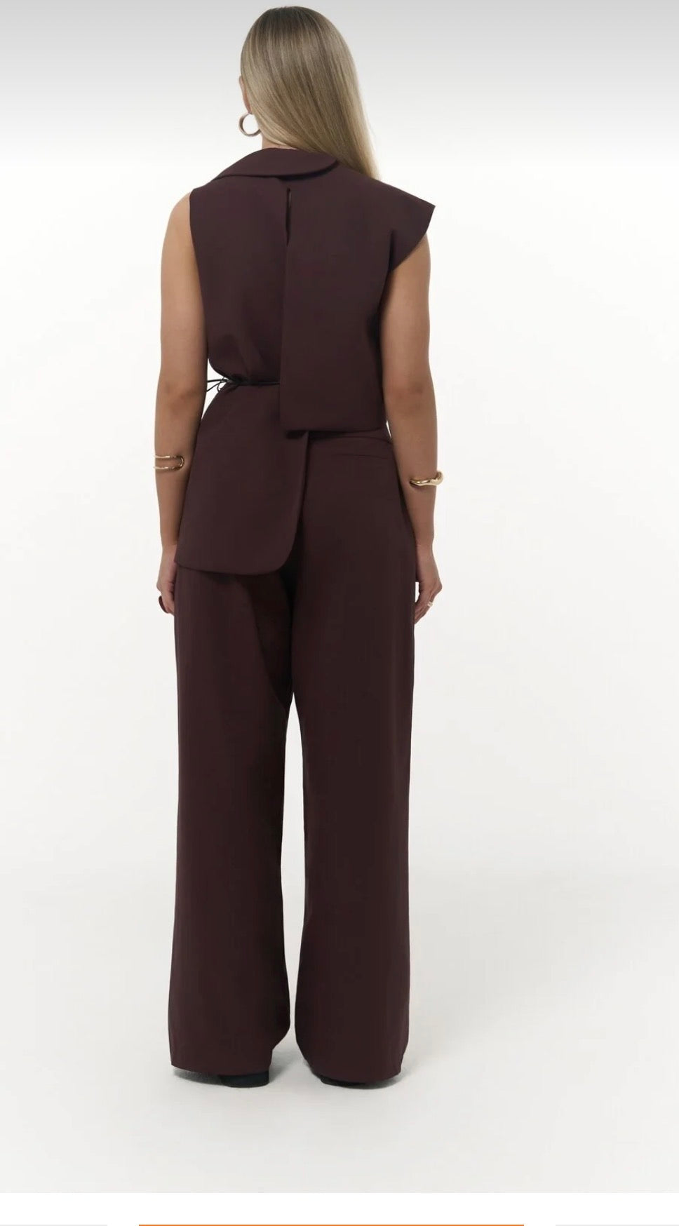 Elegant Mocha Layered Co-Ord Set