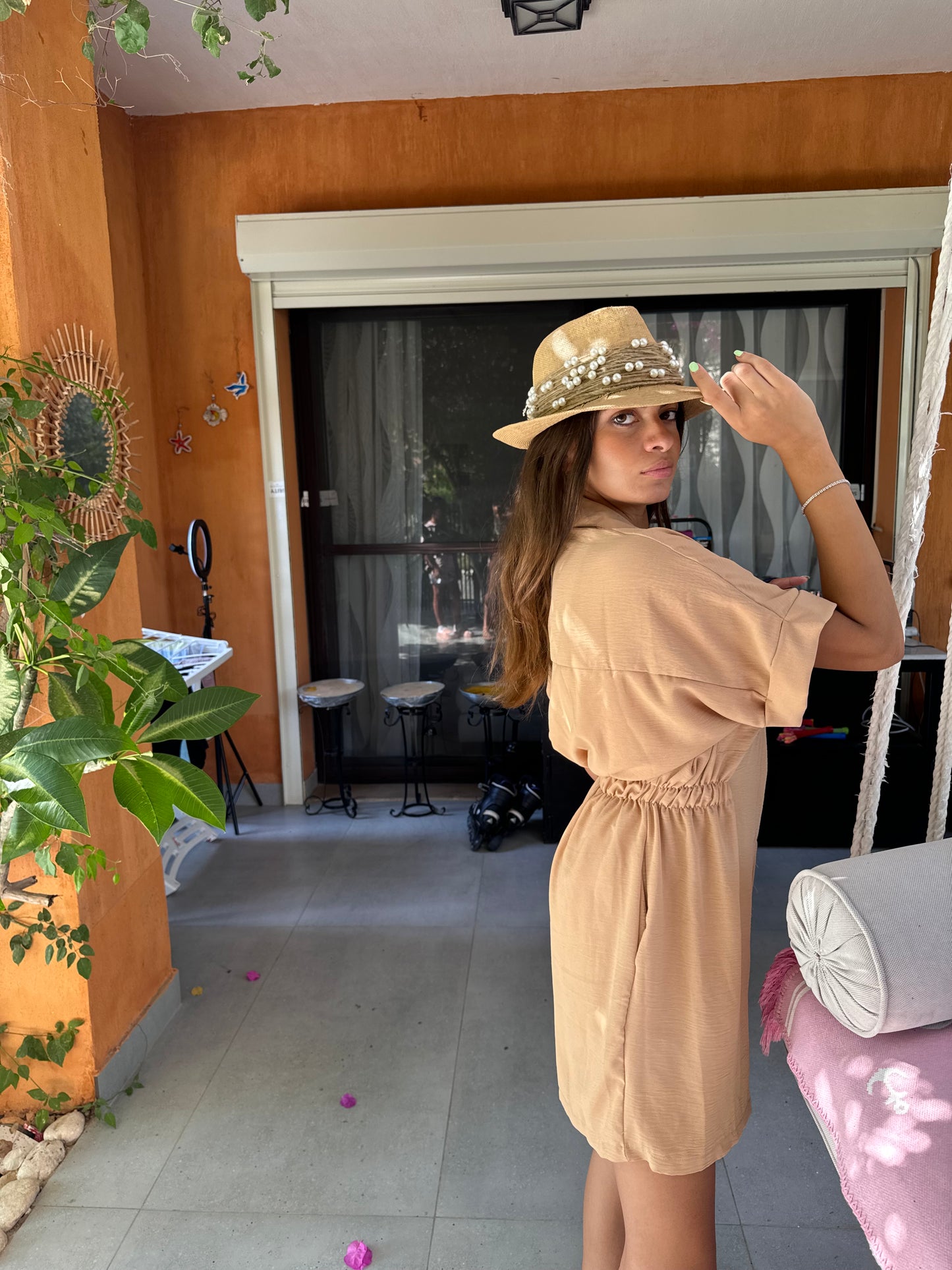 Beige romper
