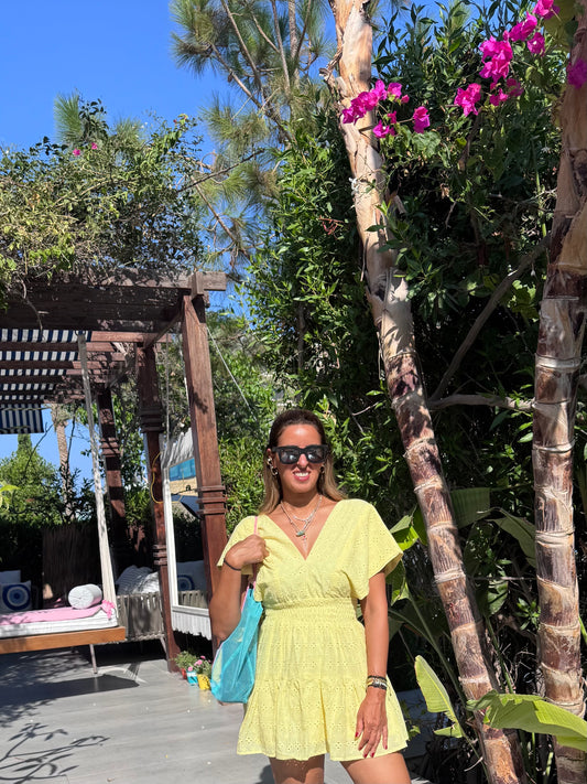 Cotton short dress