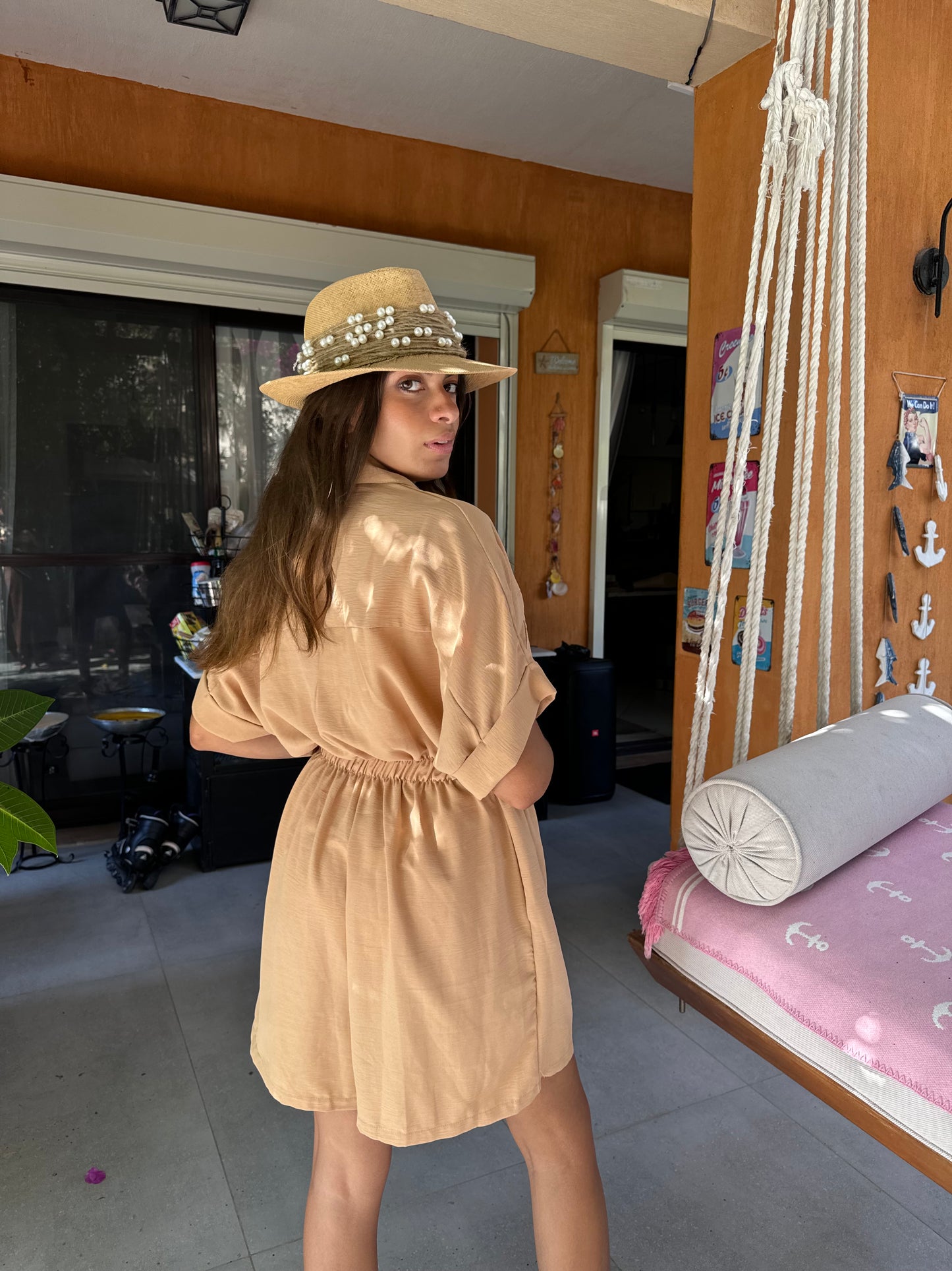 Beige romper