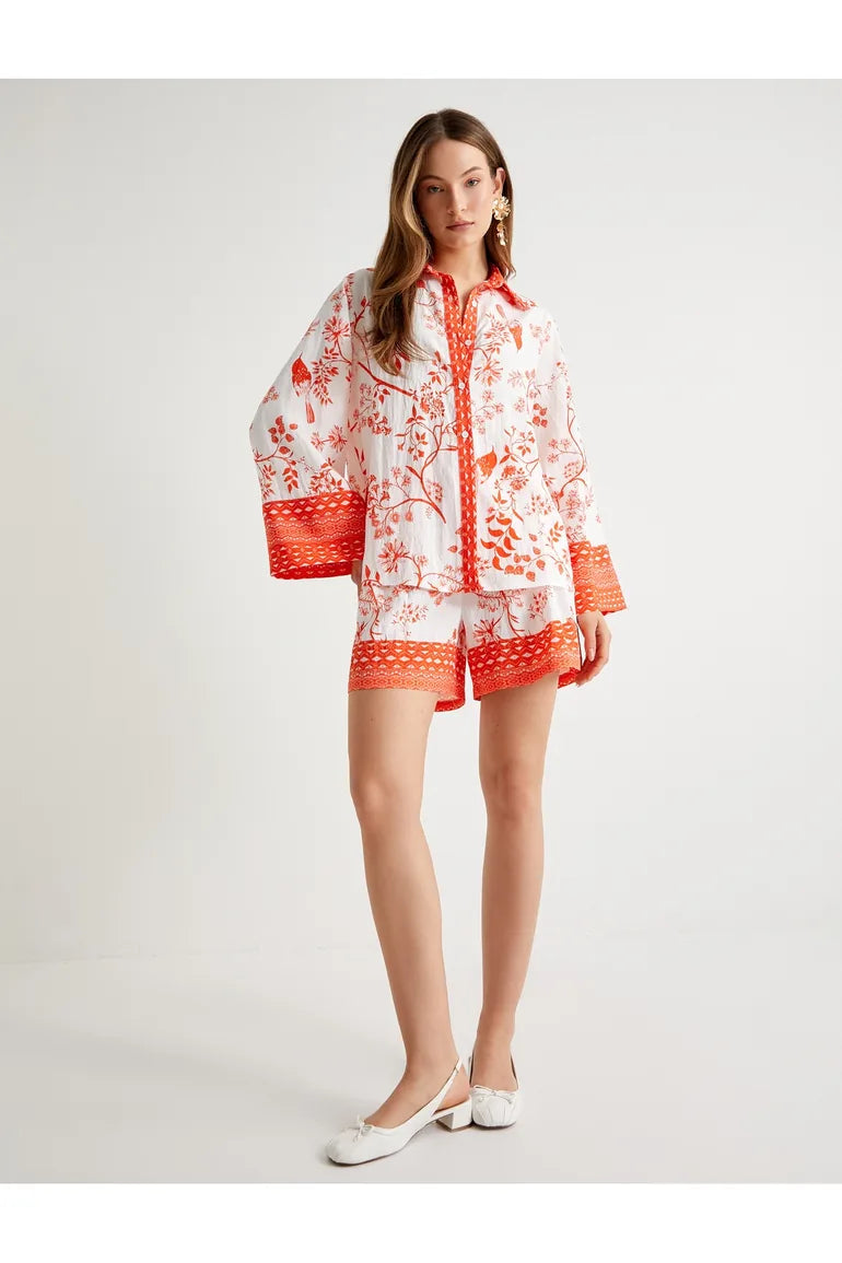 Flowery short set