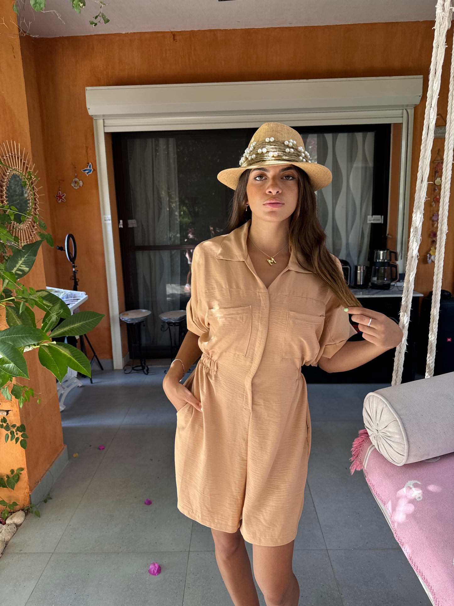 Beige romper