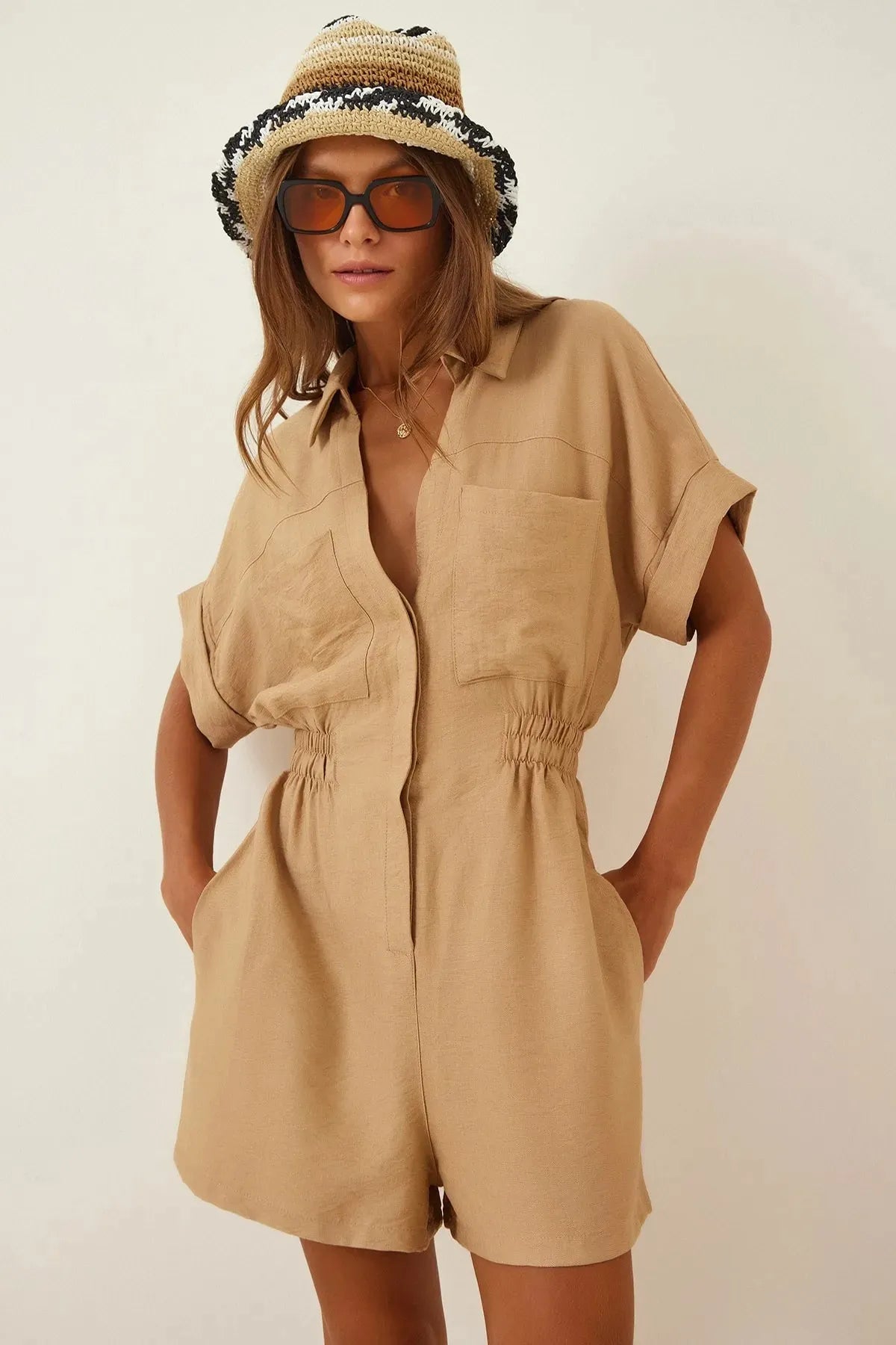 Beige romper
