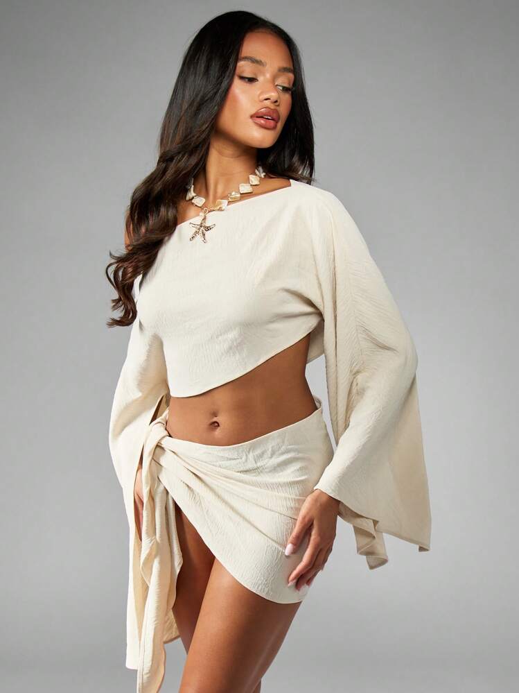 Linen coverup set