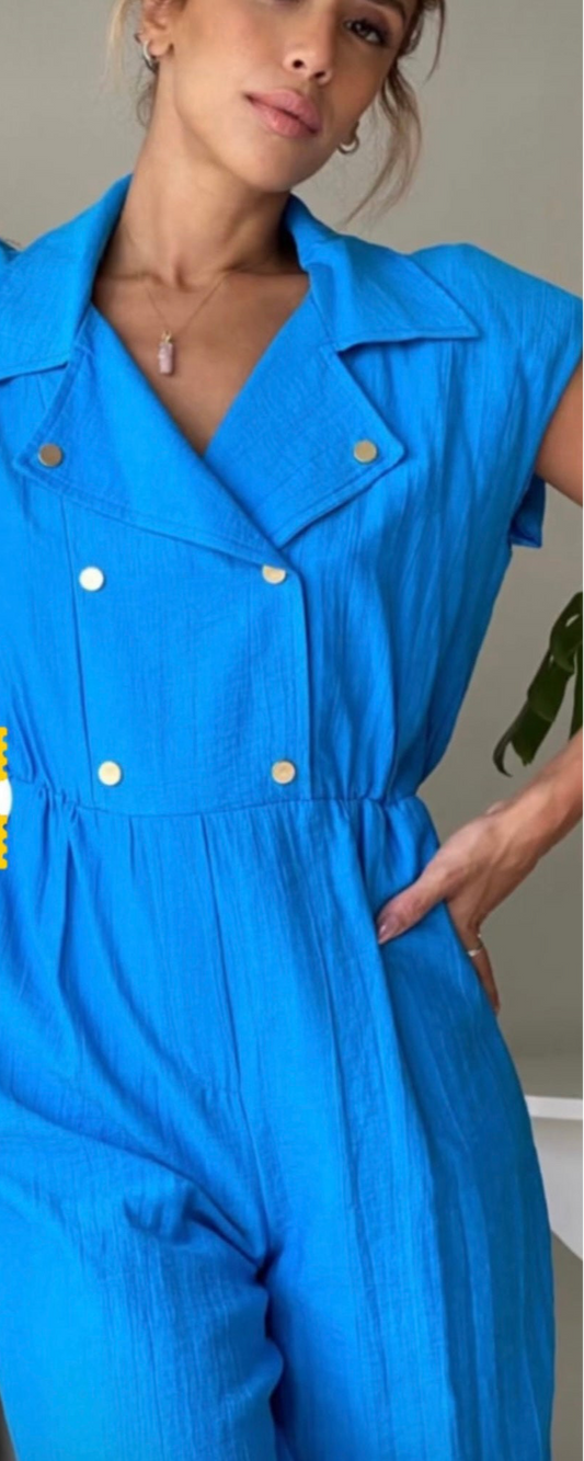 Blue romper