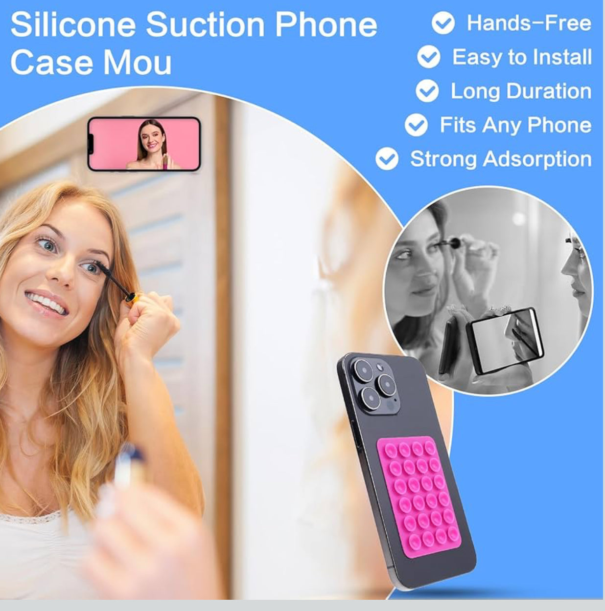 Sticky phone pad