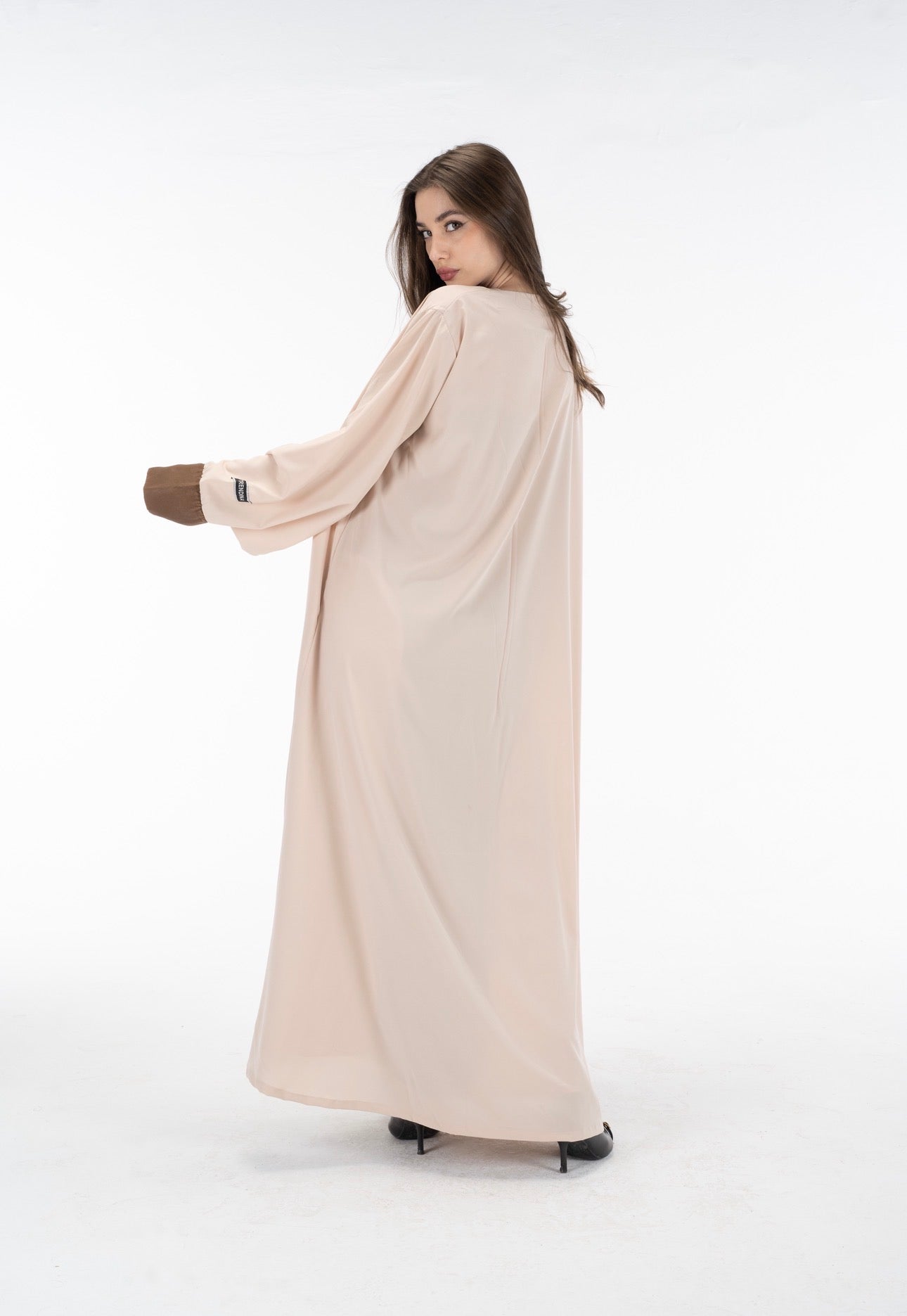 Velvet crepe dress set