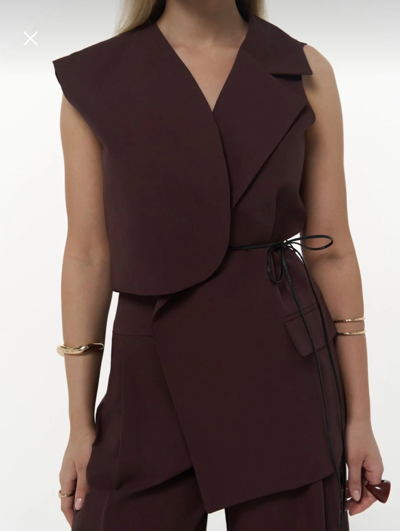 Elegant Mocha Layered Co-Ord Set