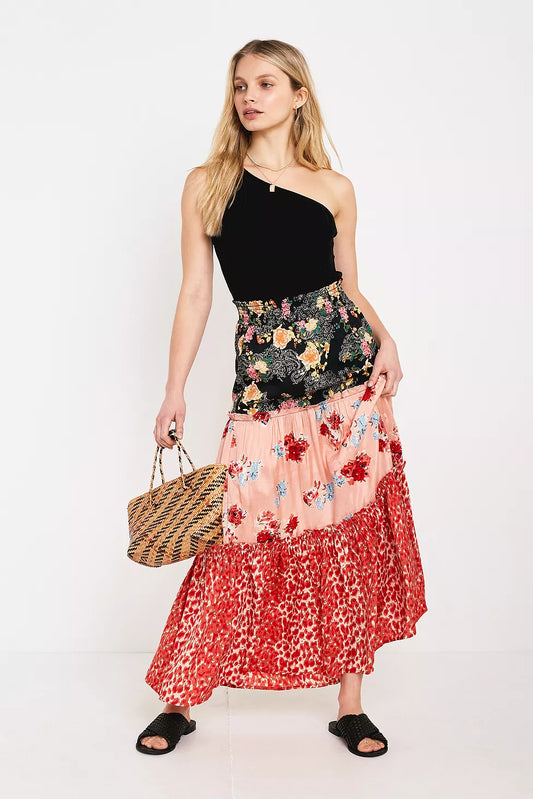Flower patch skirt