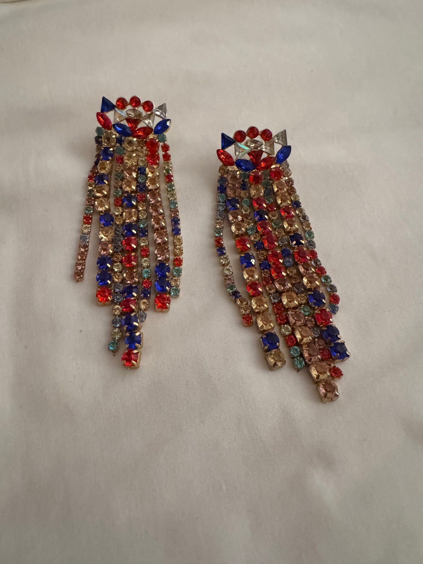 Colors stones earrings
