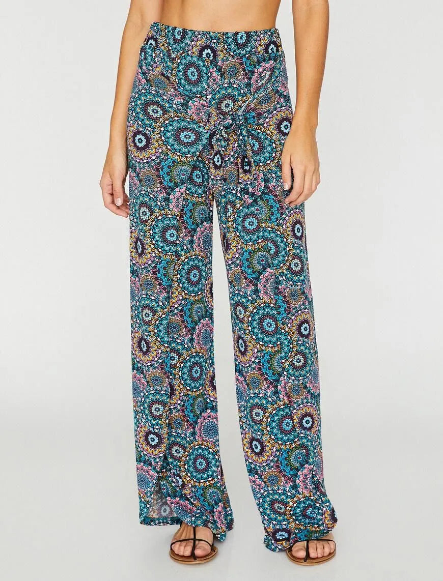 Flower pant open legs