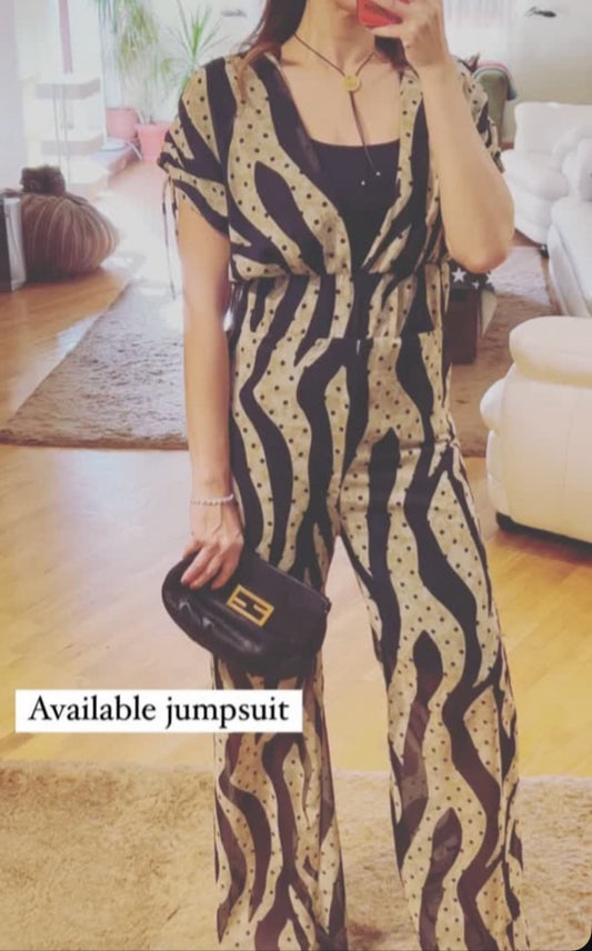 Zebra jumpsuit